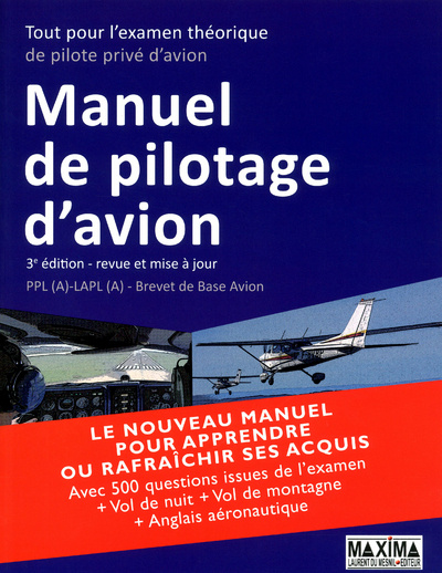 Carte Manuel de pilotage d'avion 3ème édition collegium