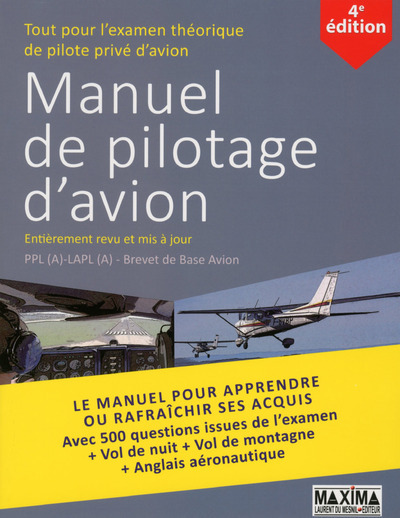 Kniha Manuel de pilotage d'avion 4e édition collegium