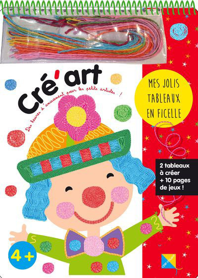 Livro Mes jolis tableaux en ficelle 