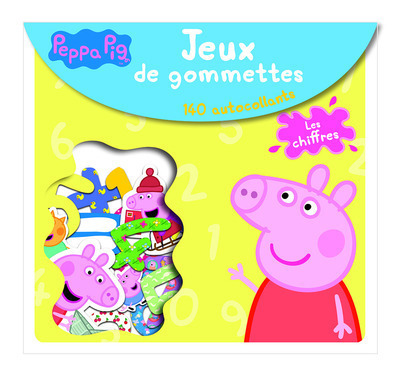Könyv Les chiffres Peppa pig - Jeux de gommettes C. Madeleine