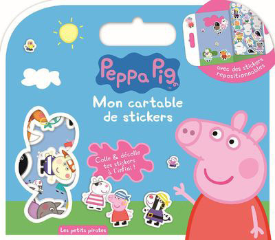 Kniha Les petits pirates Peppa Pig - Mon cartable de stickers C. Madeleine