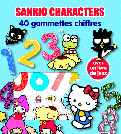 Hra/Hračka Sanrio Characters - 40 gommettes chiffres Pimchou
