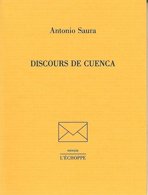 Book Discours de Cuenca Antonio Saura