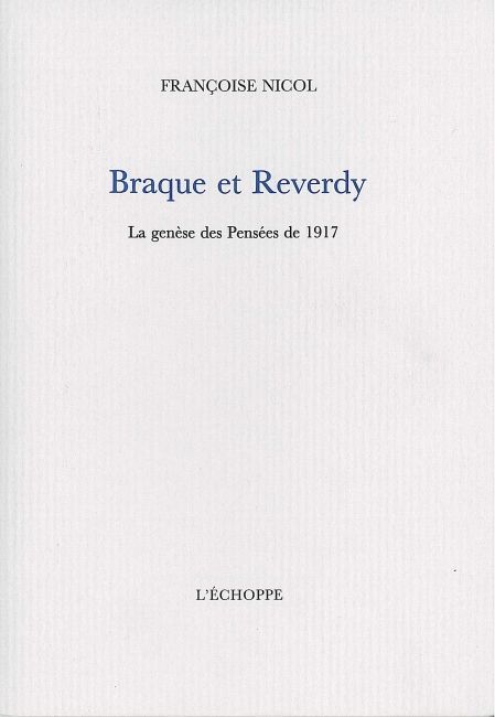 Knjiga Braque et Reverdy Francoise Nicol