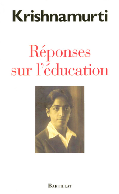 Knjiga Réponses sur l'éducation Jiddu Krishnamurti