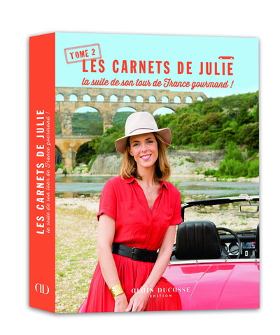 Carte Les Carnets de Julie - la suite de son tour de France gourmand ! Julie Andrieu