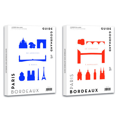 Książka Guide gourmand Paris-Bordeaux Jacques Ballarin