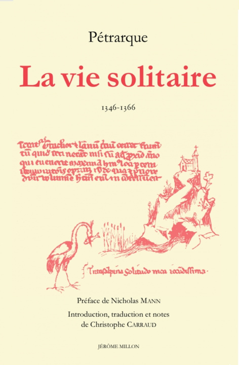 Kniha La vie solitaire PETRARQUE