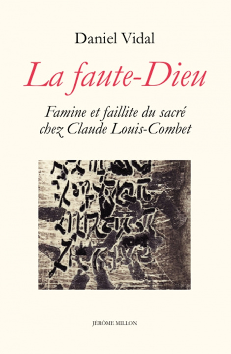 Knjiga LA FAUTE-DIEU Daniel VIDAL