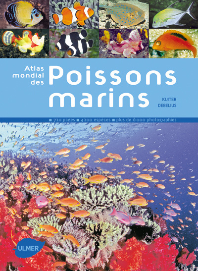 Könyv Atlas mondial des poissons marins Helmut Debelius