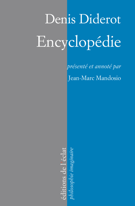 Książka ENCYCLOPEDIE Denis DIDEROT