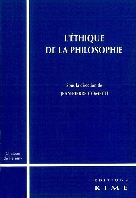 Carte L' Ethique de la Philosophie Jean-Pïerre Cometti