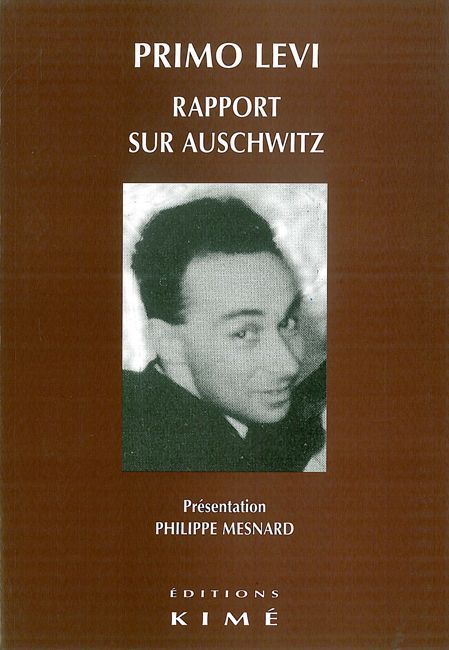 Kniha Rapport sur Auschwitz Levi
