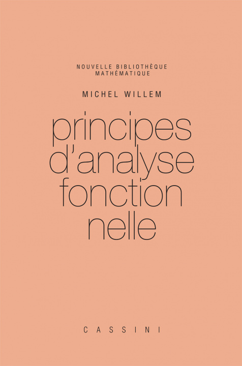 Kniha Principes d'analyse fonctionnelle WILLEM