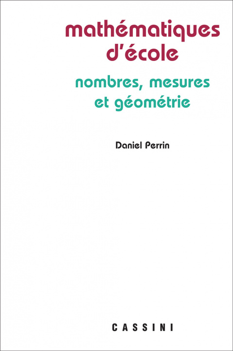 Knjiga Mathématiques d'école PERRIN