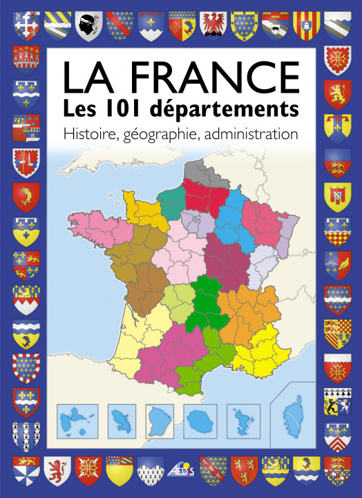 Knjiga La France - Les 101 départements collegium