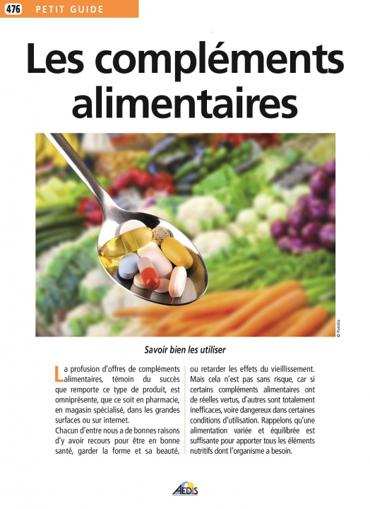 Knjiga Les compléments alimentaires collegium