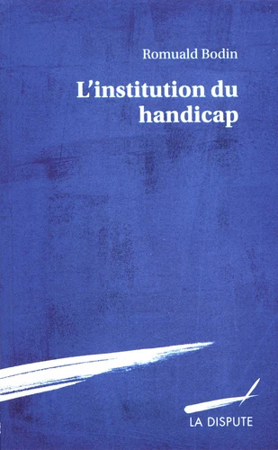 Buch Institution du handicap (L') Bodin