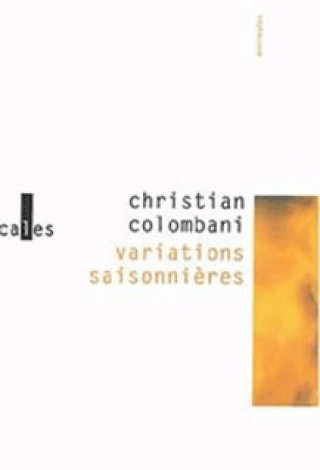 Book Variations saisonnières Colombani