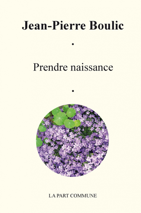 Knjiga Prendre Naissance BOULIC