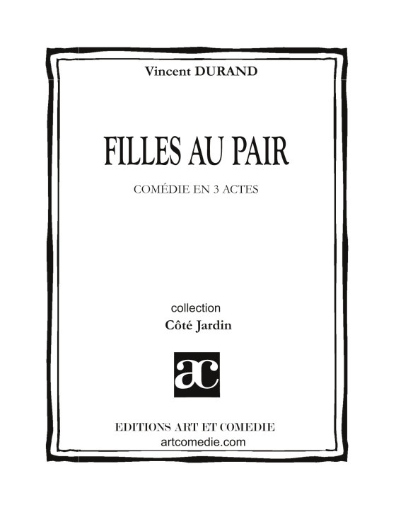 Knjiga Filles au pair Durand