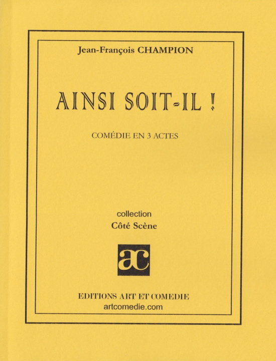 Βιβλίο Ainsi soit-il ! Champion