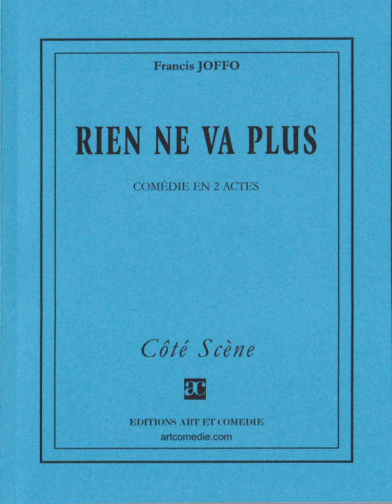 Book Rien ne va plus Joffo