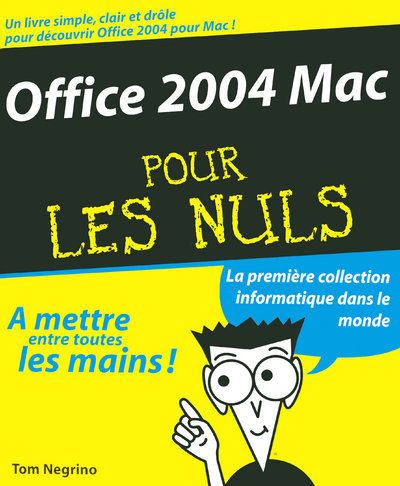 Książka Office 2004 Mac Pour les nuls Tom Negrino