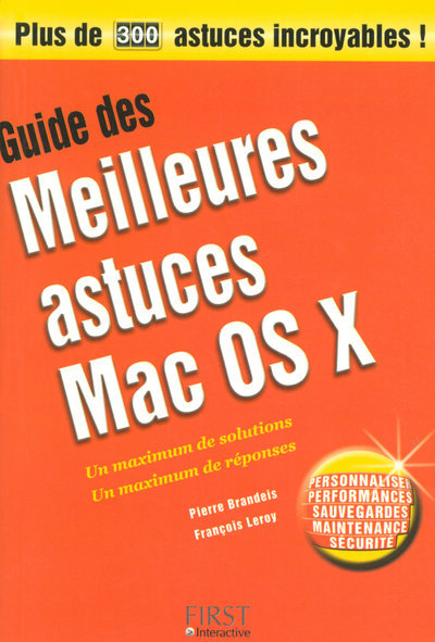 Carte Guide des meilleures astuces Mac OS X Pierre Brandeis