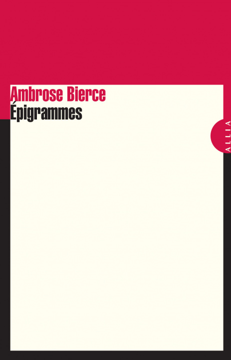 Book EPIGRAMMES Ambrose BIERCE