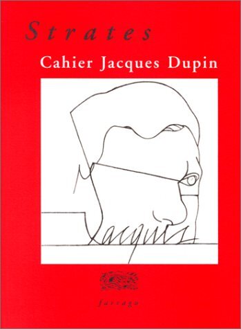 Knjiga Strates, cahier Jacques Dupin Laugier