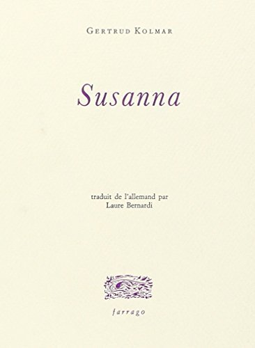 Buch Susanna KOLMAR GERTRUD