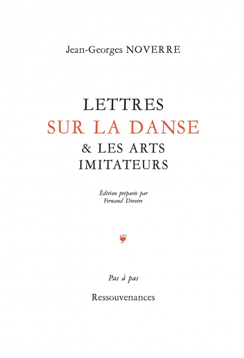 Книга Lettres sur la danse NOVERRE-J-G