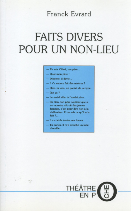 Knjiga FAITS DIVERS POUR UN NON-LIEU EVRARD