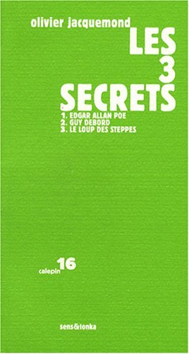 Buch Les 3 secrets Jacquemond