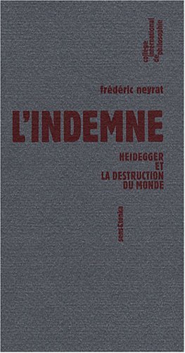 Buch L'INDEMNE NEYRAT/FREDERIC