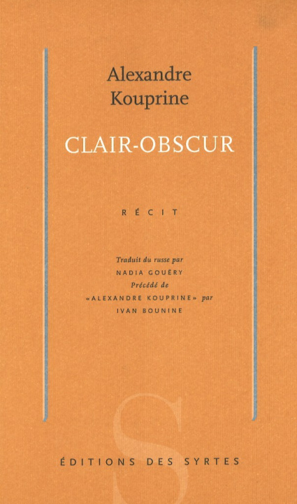 Knjiga Clair-obscur Alexandre KOUPRINE