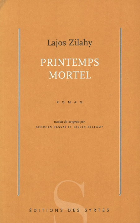 Knjiga Printemps mortel Lajos ZILAHY