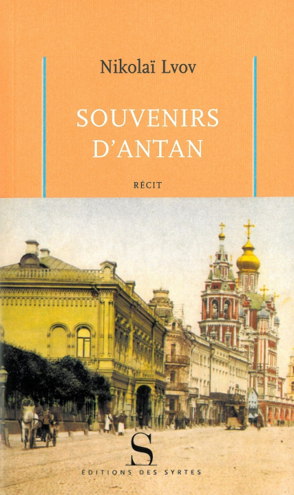 Knjiga Souvenirs d'antan Nikolaï LVOV