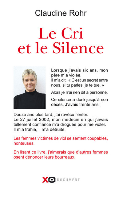Knjiga Le cri et le silence Claudine Rohr