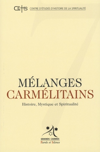 Knjiga Melanges carmelitains 7 Grands Carmes