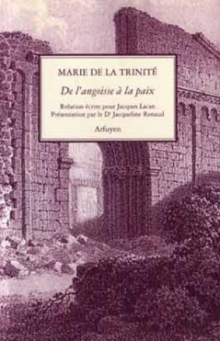 Buch DE L'ANGOISSE A LA PAIX MARIE