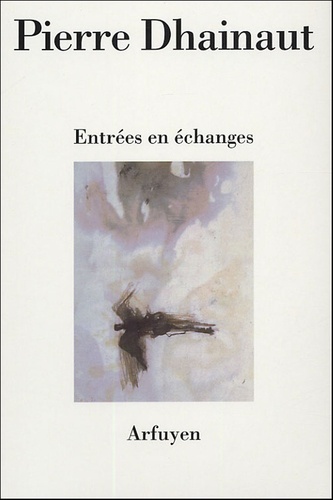 Book ENTREES EN ECHANGES DHAINAUT