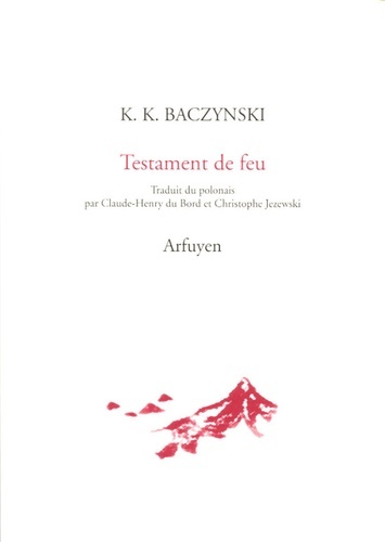 Kniha TESTAMENT DE FEU BACZYNSKI