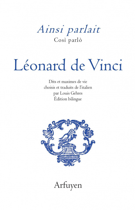 Kniha Ainsi parlait Léonard de Vinci De Vinci