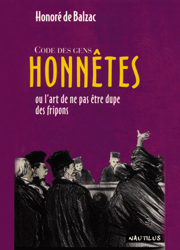 Knjiga Code des gens honnêtes Balzac
