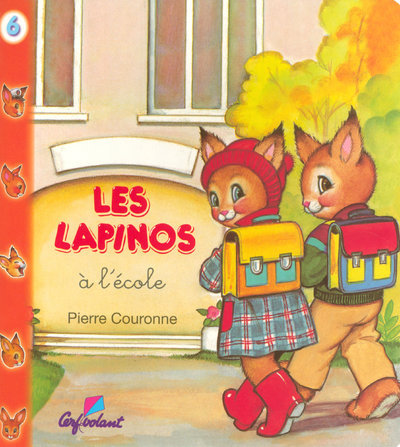 Kniha A l'école - Lapinos Pierre Couronne