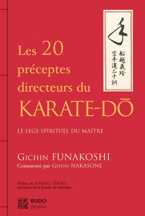 Kniha Les vingt préceptes directeurs du karaté-do FUNAKOSHI