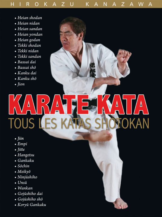 Carte Karaté, tous les katas shotokan KANAZAWA
