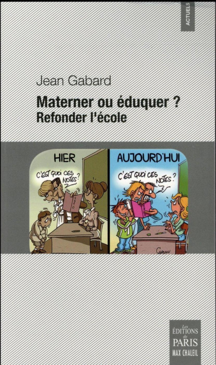 Kniha MATERNER OU EDUQUER Gabard